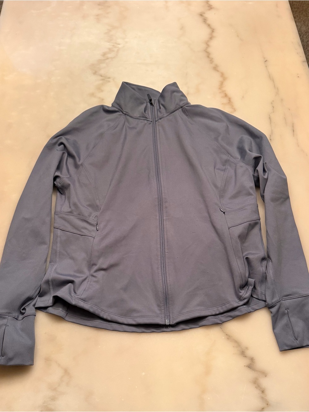 Jockey Light Gray Full-Zip Utility Jacket